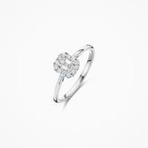 Blush Lab Diamonds Ring in 585/14 Karat Weissgold mit Labordiamant - LG1010W